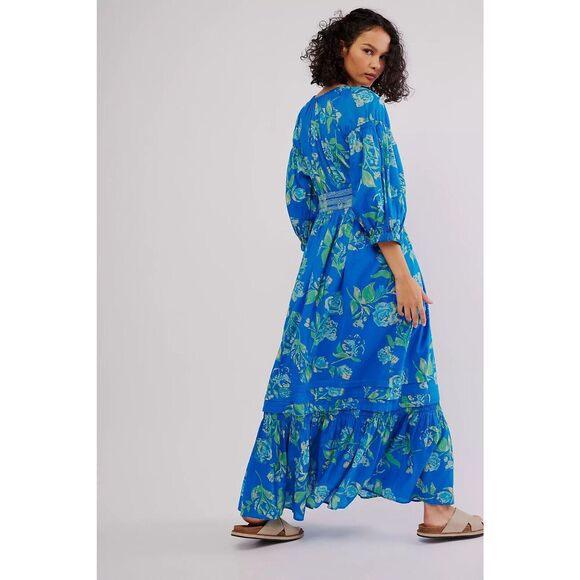 NWT Free People Golden Hour Maxi Dress Size Medium - Picture 3 of 9